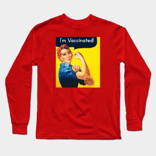 I'm Vaccinated: Lucy Liu Long Sleeve T-Shirt